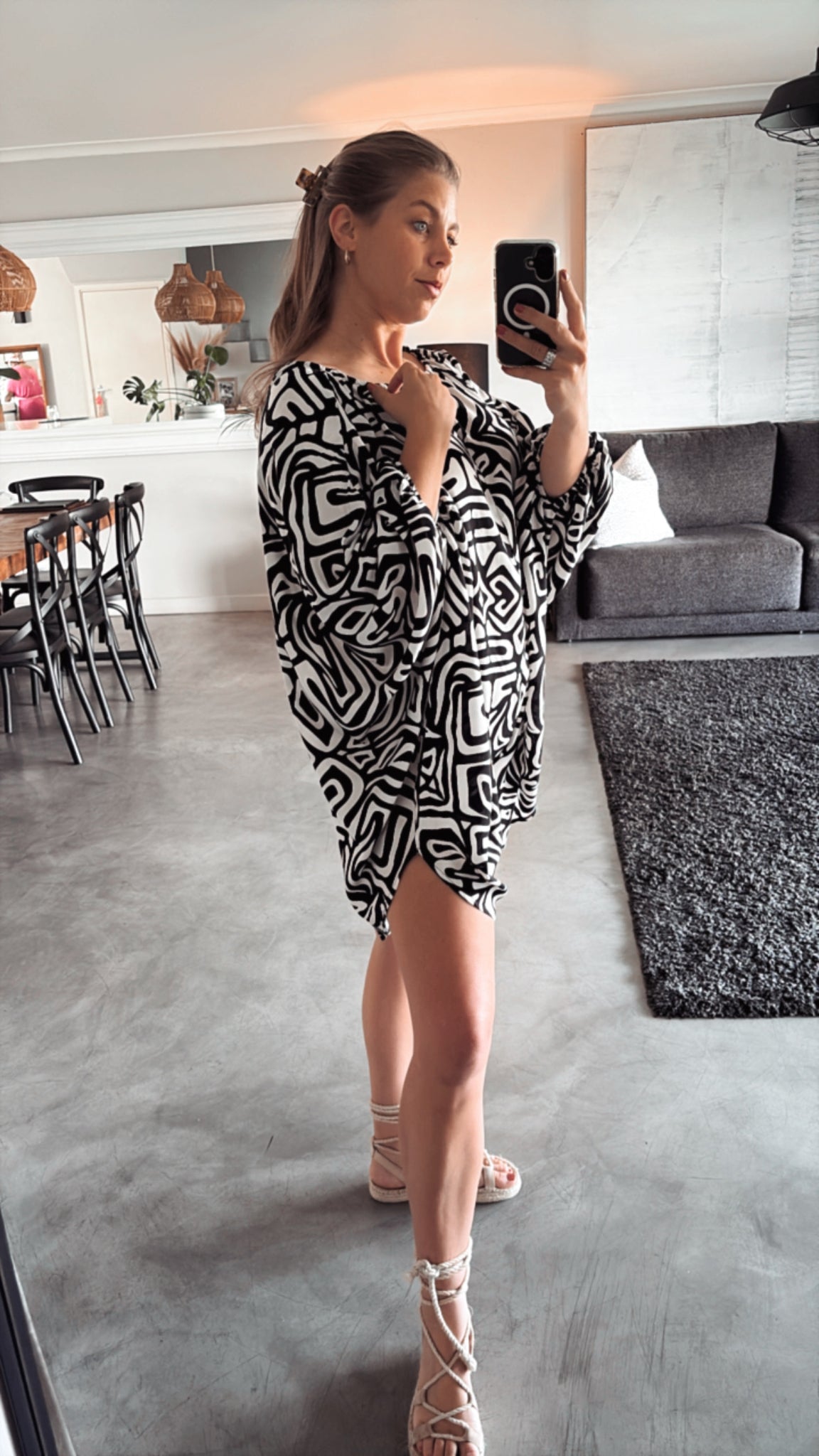 ABSTRACT PRINT BLOOM PLAYSUIT