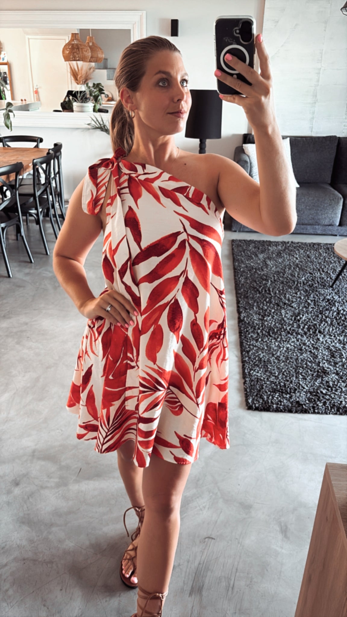 BURNT ORANGE DESERT DRESS
