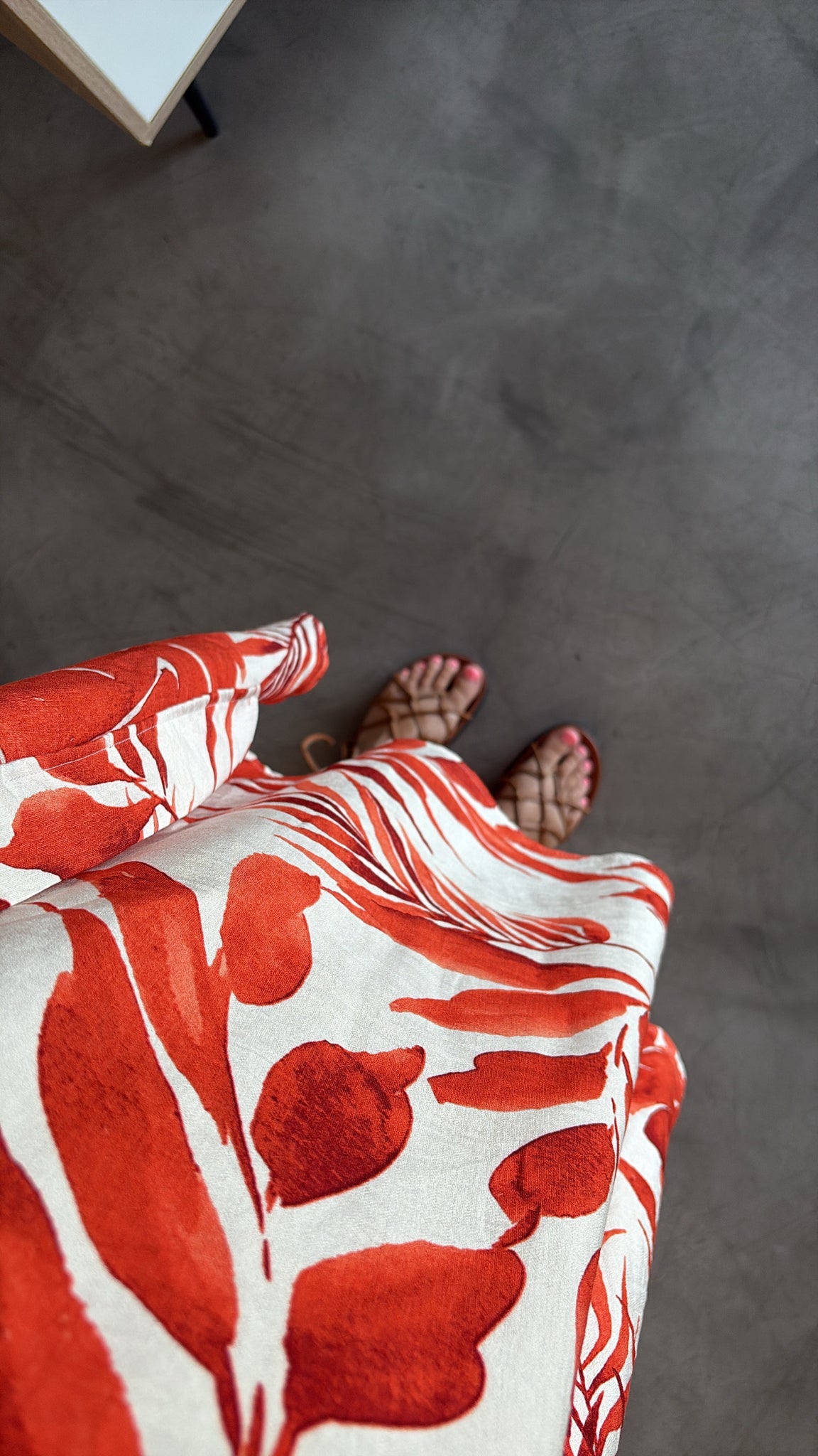 BURNT ORANGE DESERT DRESS