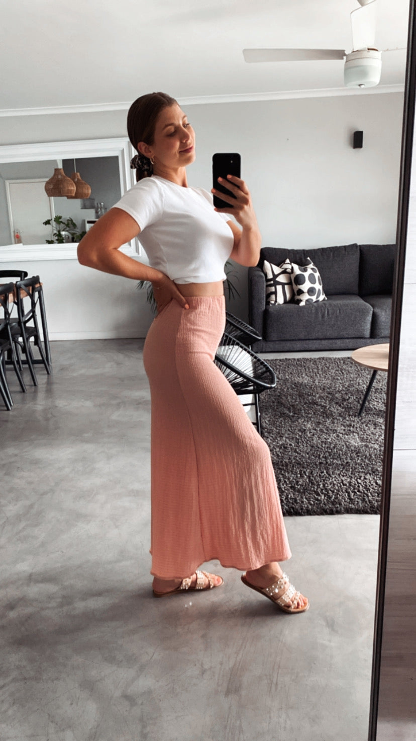 DUSTY PINK SKIRT