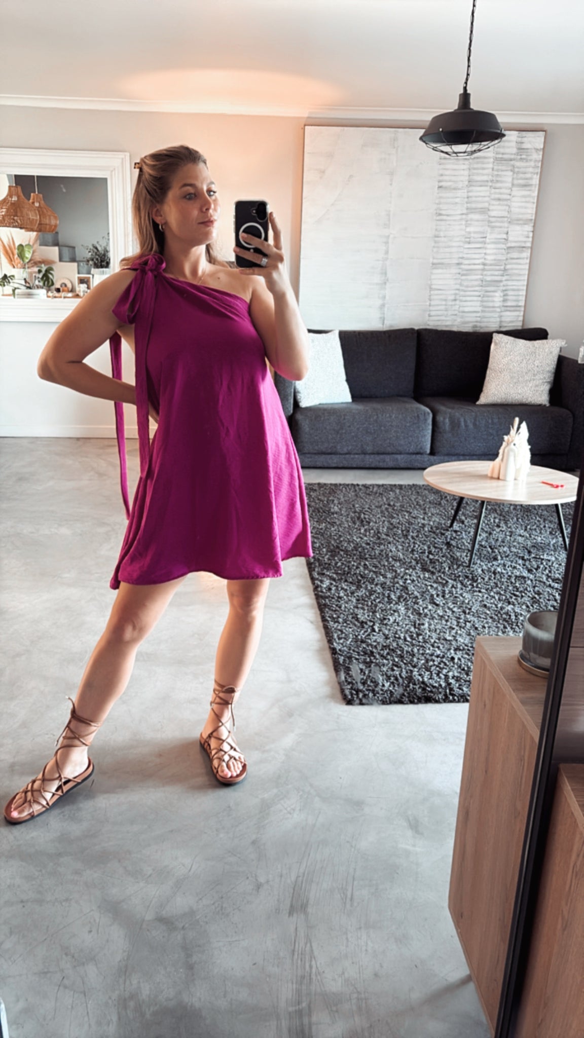 MAGENTA DESERT DRESS