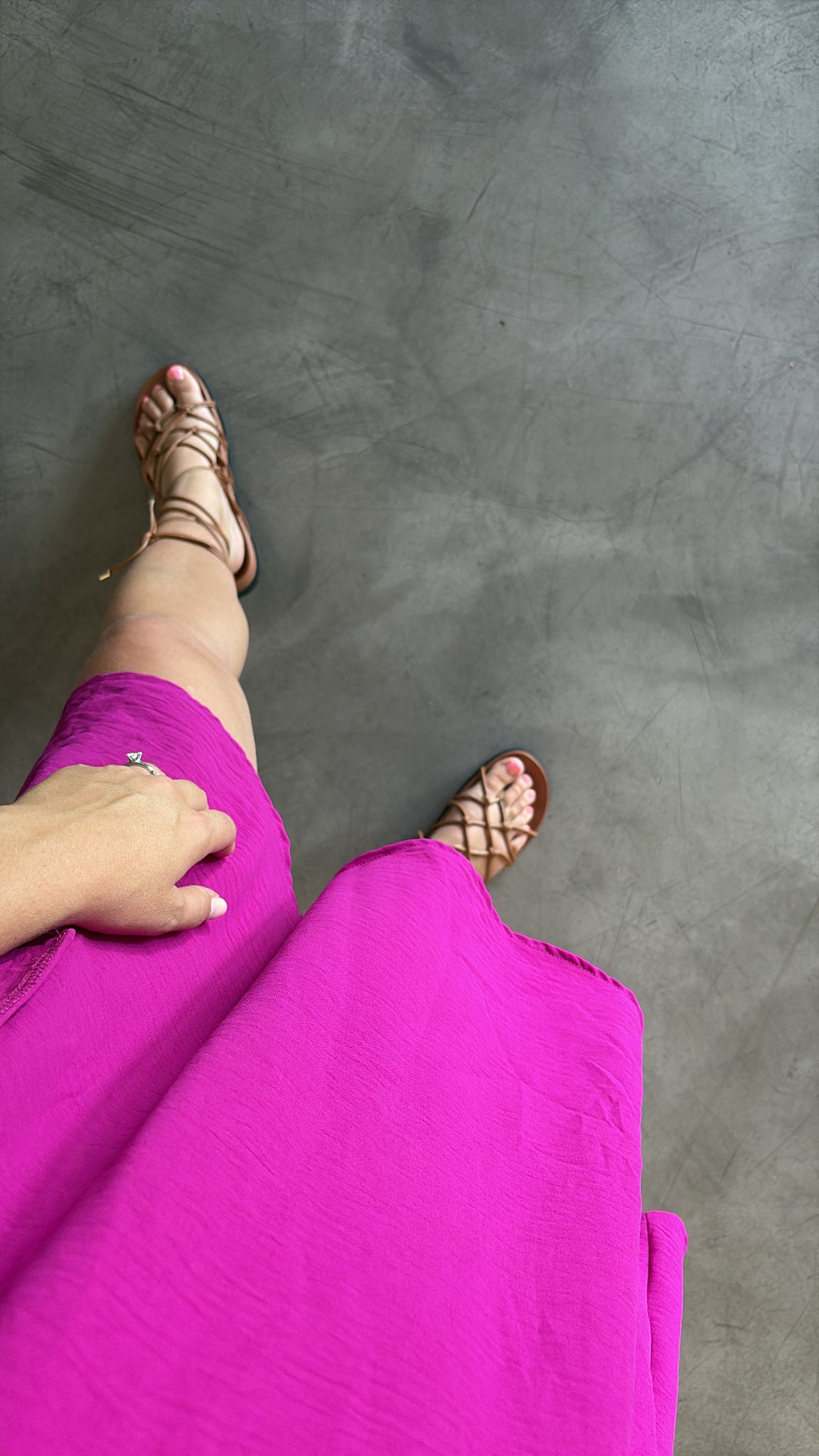 MAGENTA DESERT DRESS