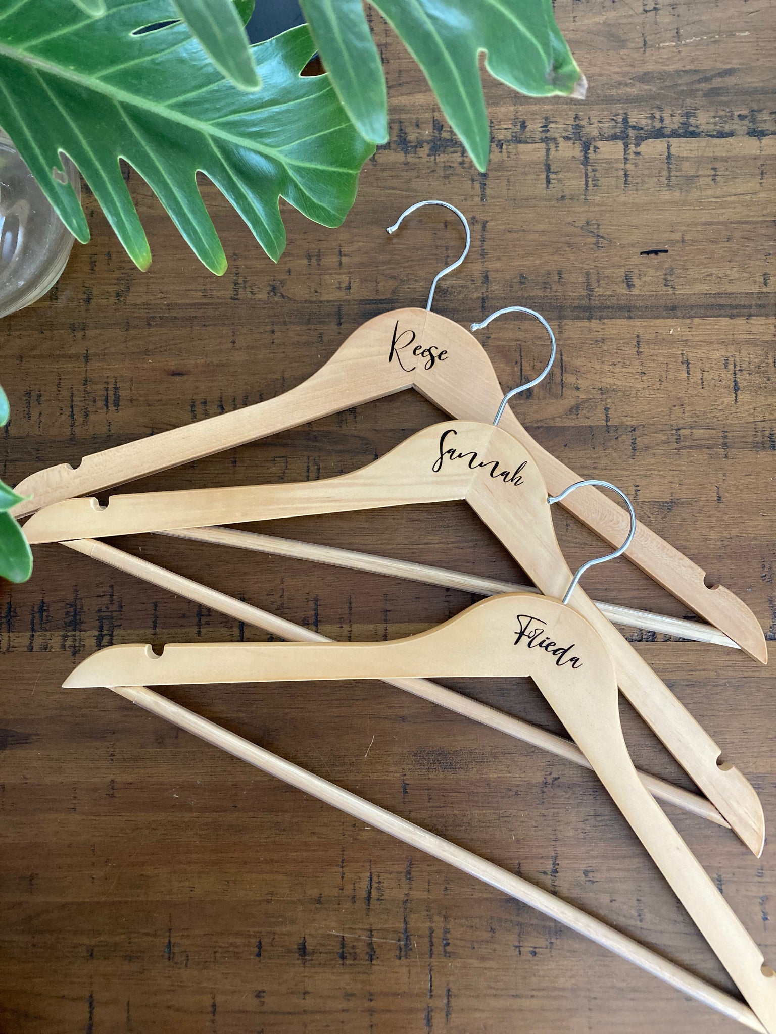 PERSONALIZED WOODEN HANGER