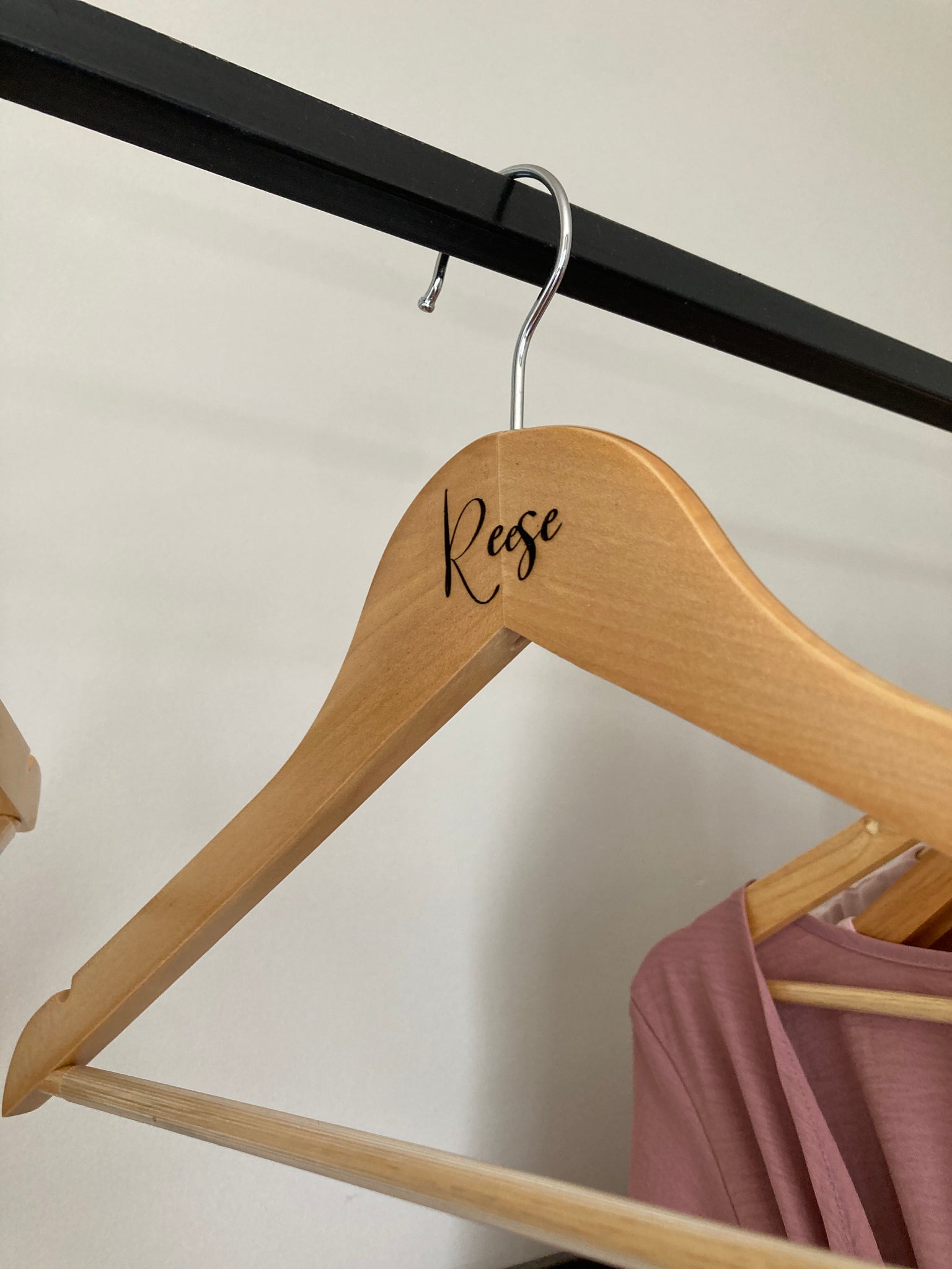 PERSONALIZED WOODEN HANGER