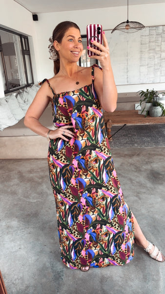 JUNGLE TIE DRESS