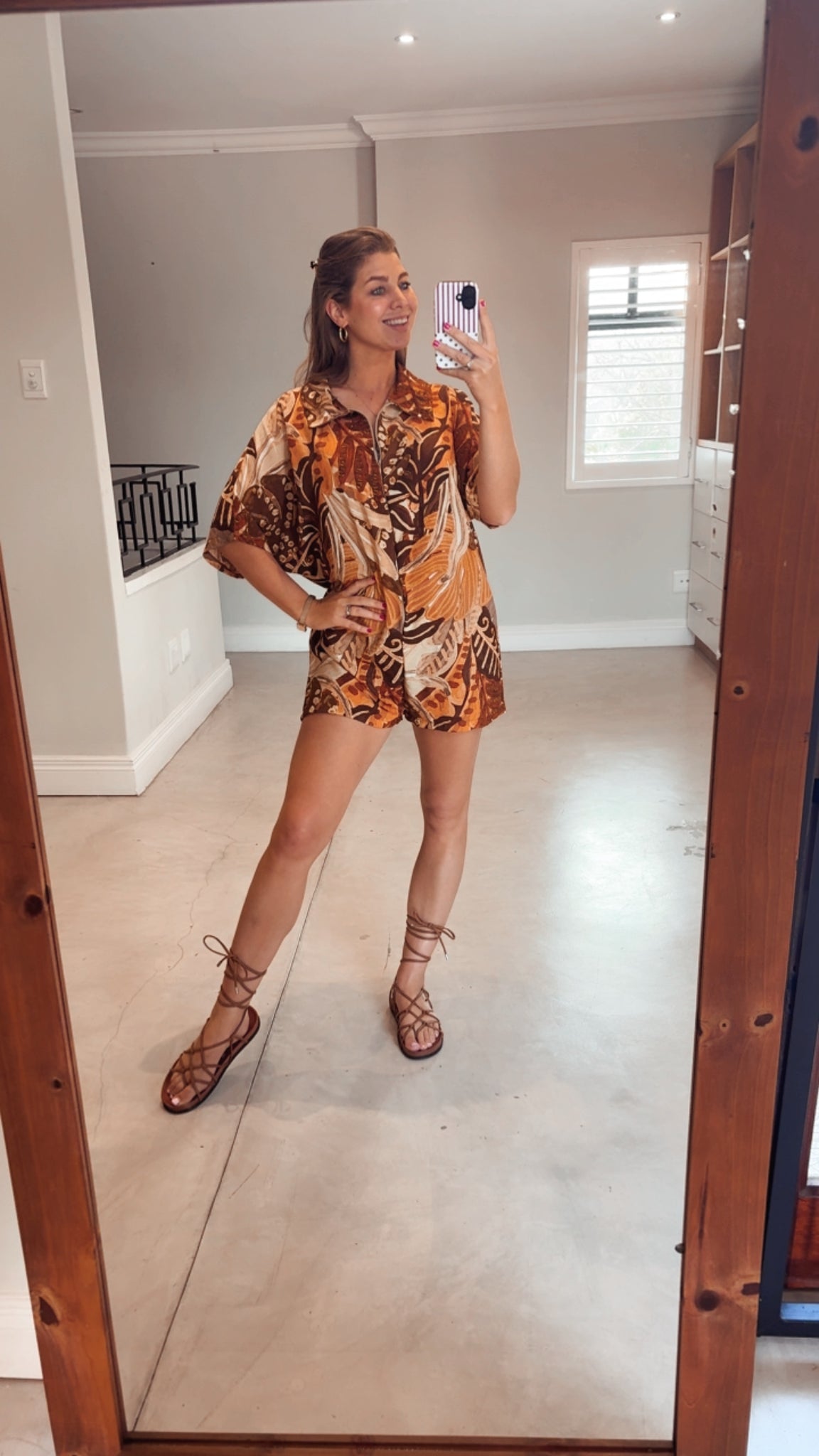 CARAMEL PLAYSUIT