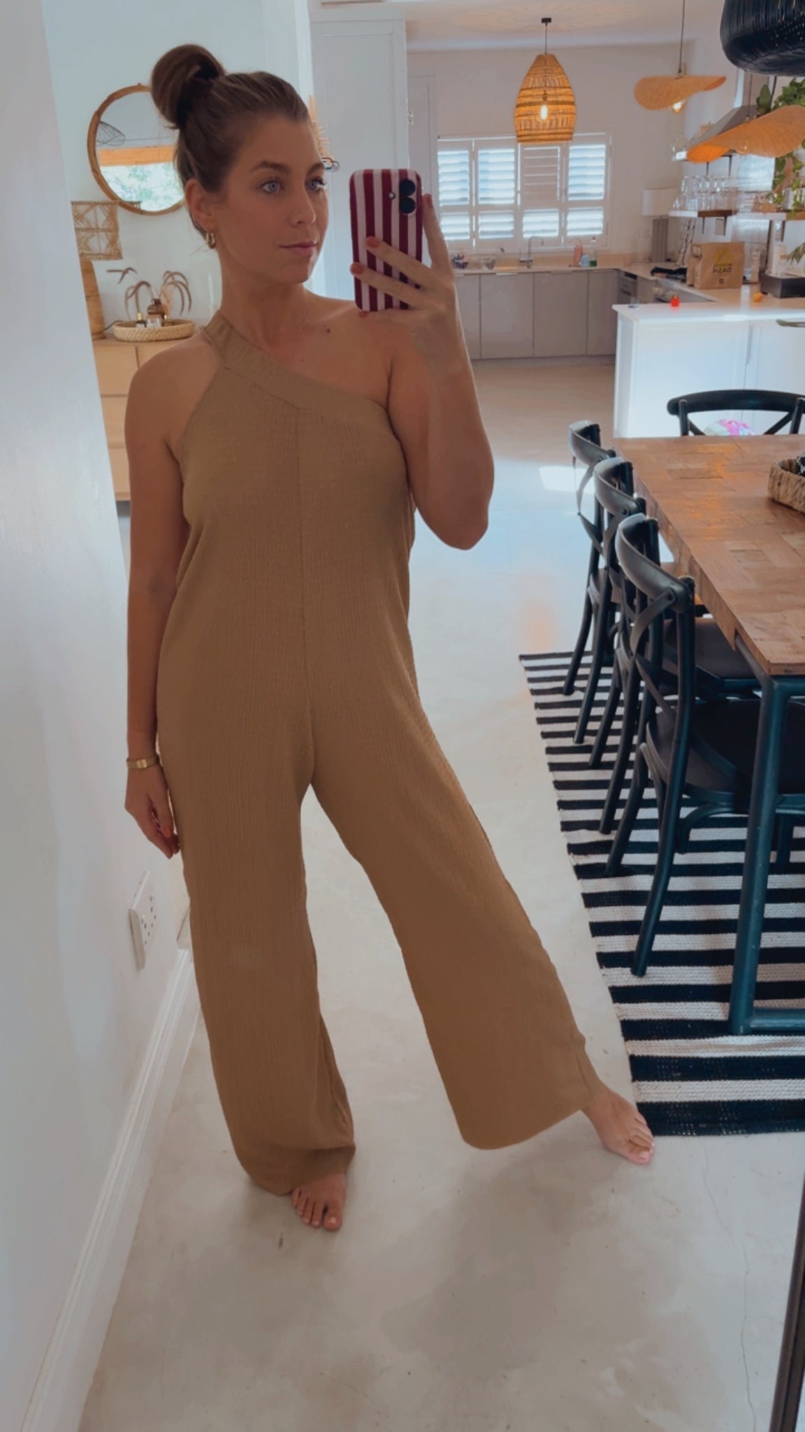 SAHARA TAN PLAYSUIT