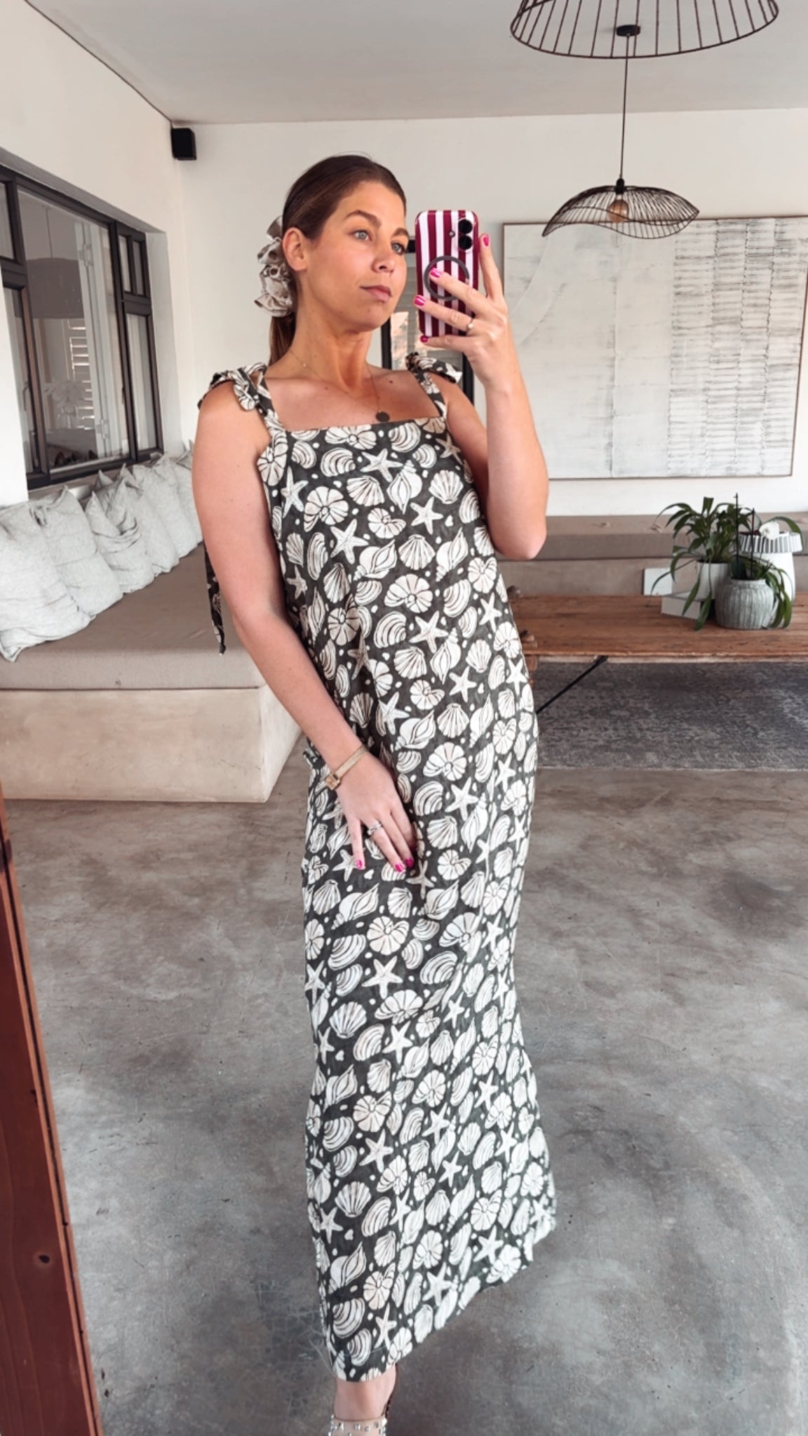SEA SHELL TIE DRESS