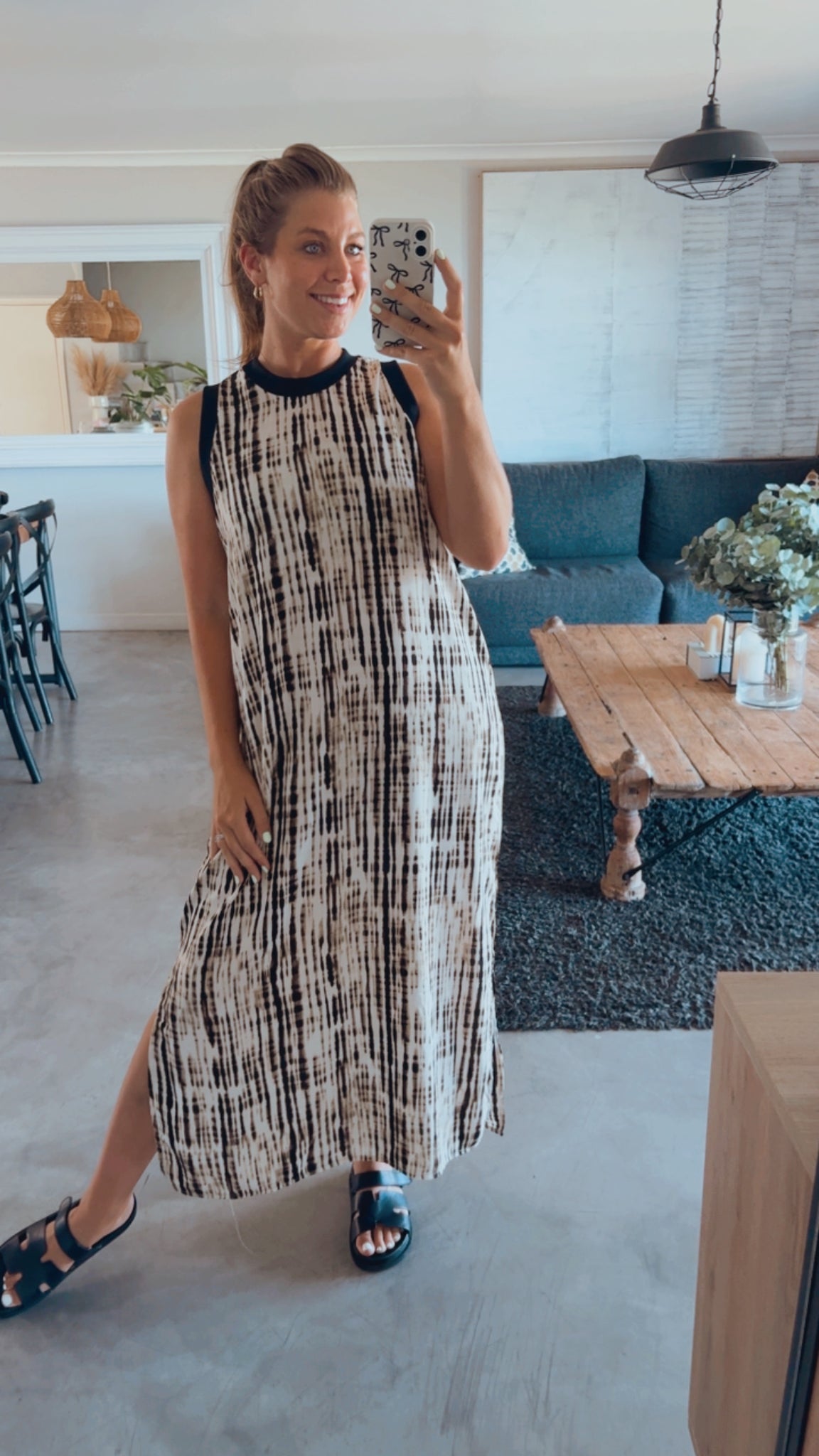 WILD STRIPE COLOURBLOCK DRESS