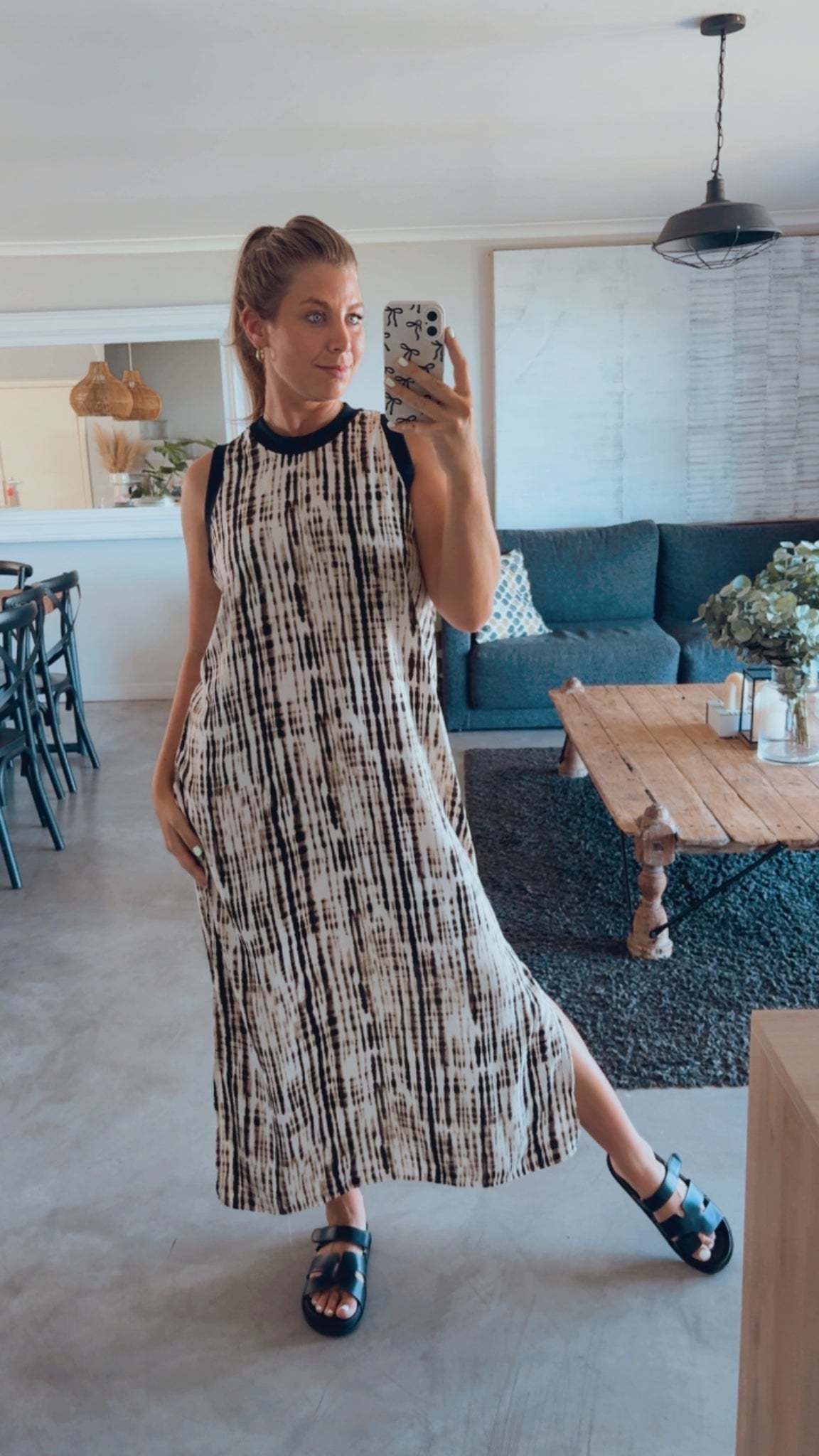 WILD STRIPE COLOURBLOCK DRESS