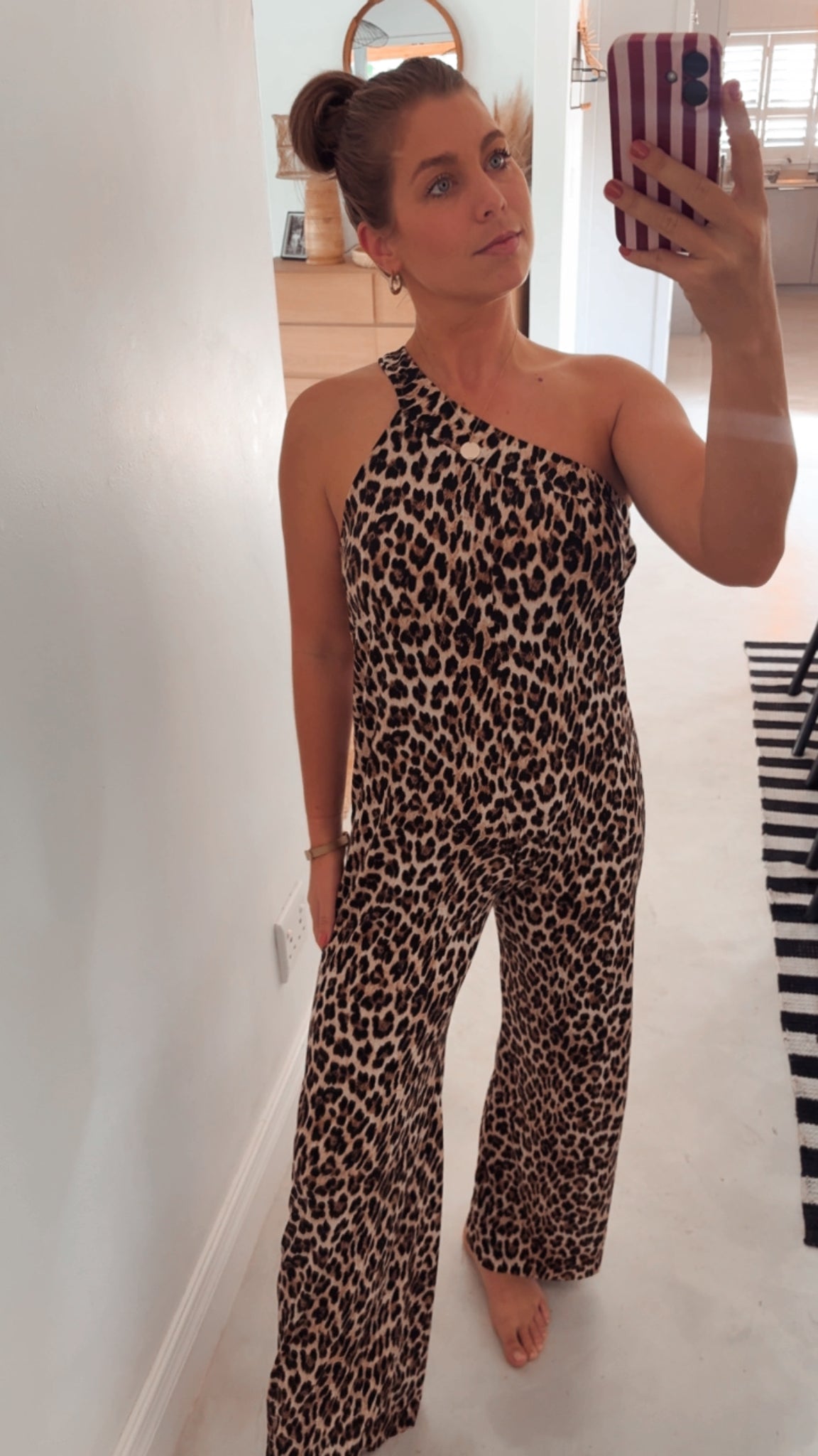 SAHARA LEOPARD PLAYSUIT