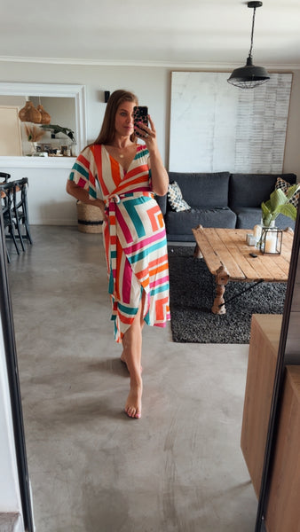 CANDY WRAP DRESS