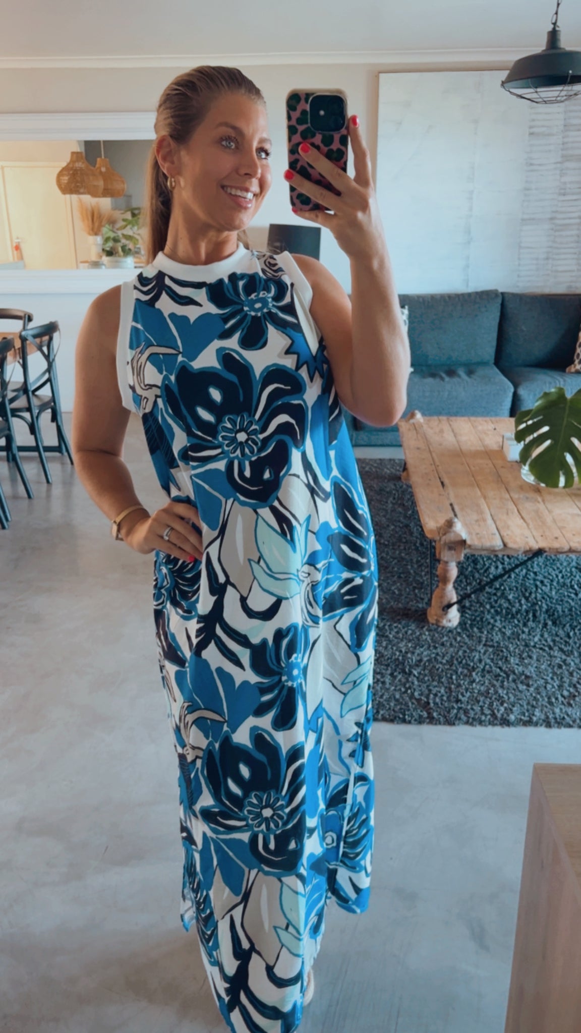 MIDNIGHT COLOURBLOCK DRESS