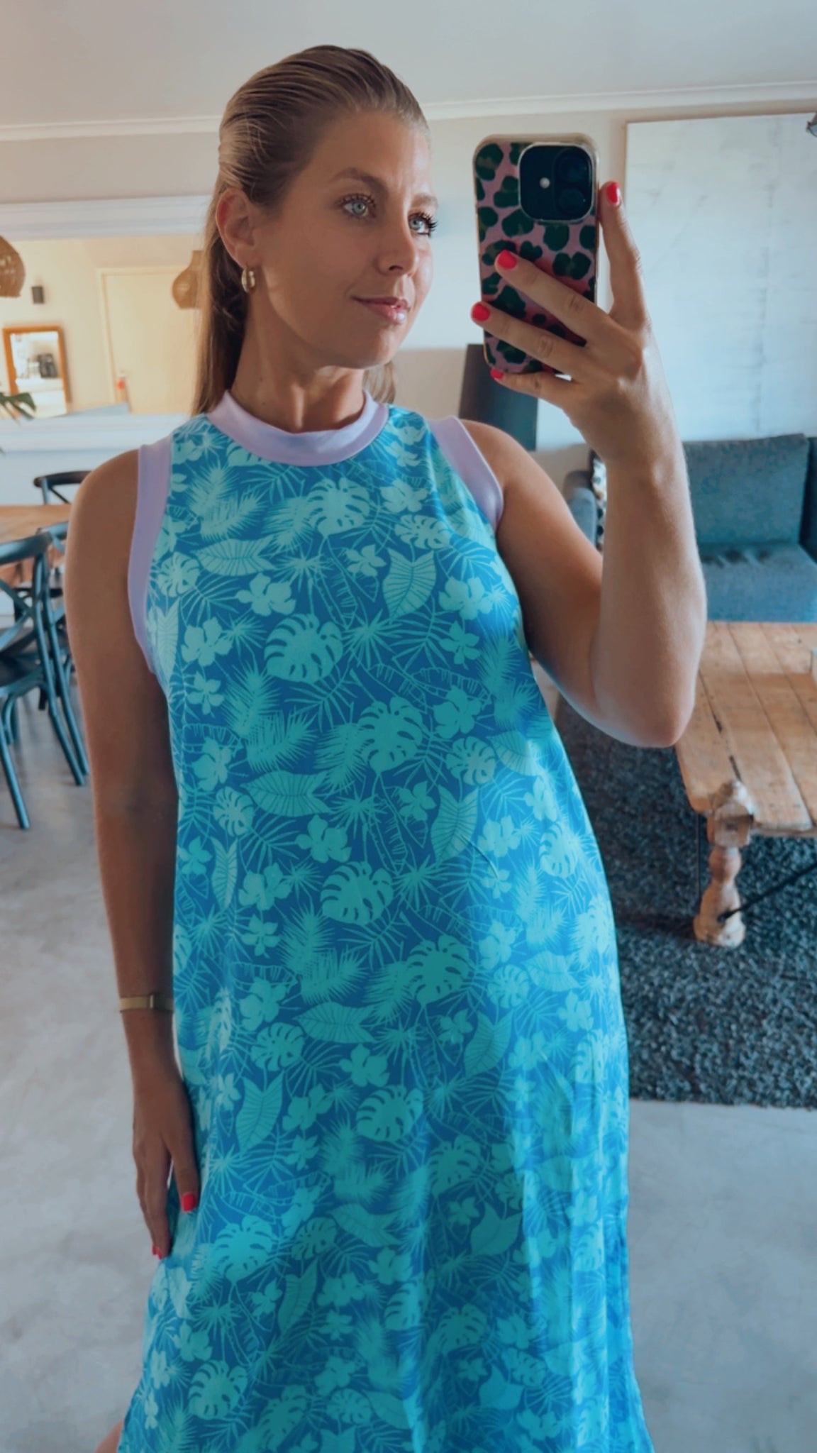 PALM COLOURBLOCK DRESS