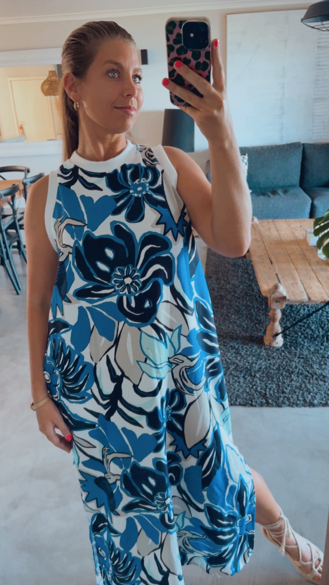 MIDNIGHT COLOURBLOCK DRESS