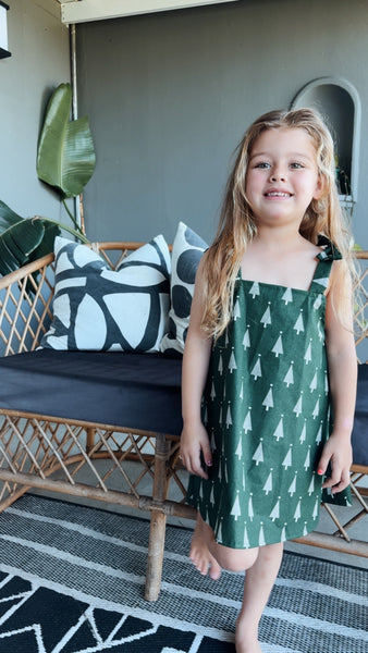 GREEN CHRISTMAS TREE DRESS
