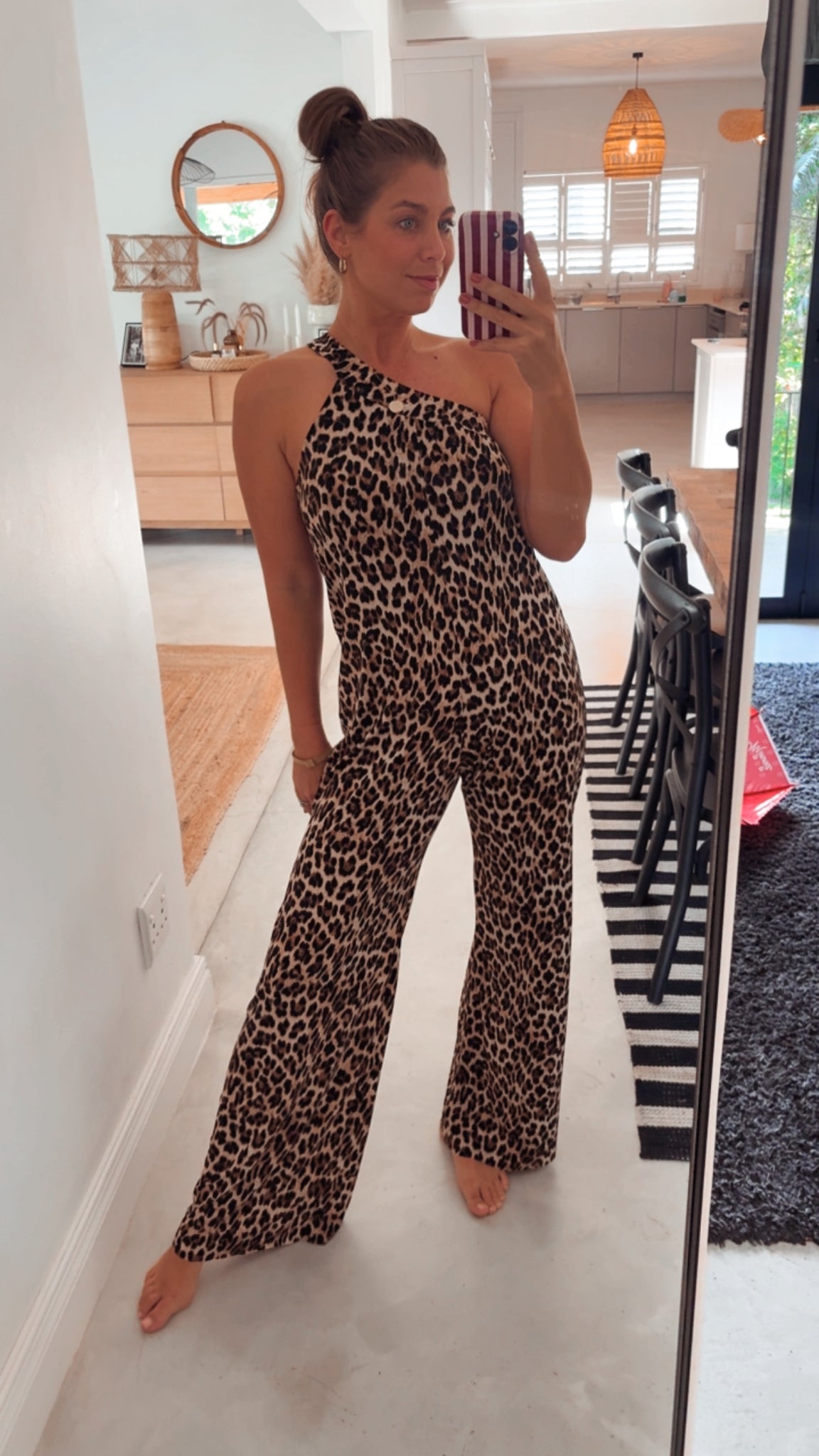 SAHARA LEOPARD PLAYSUIT