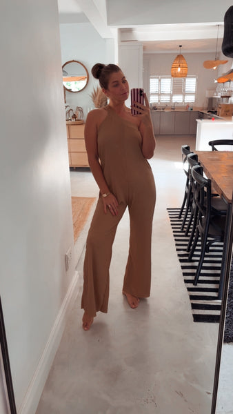 SAHARA TAN PLAYSUIT