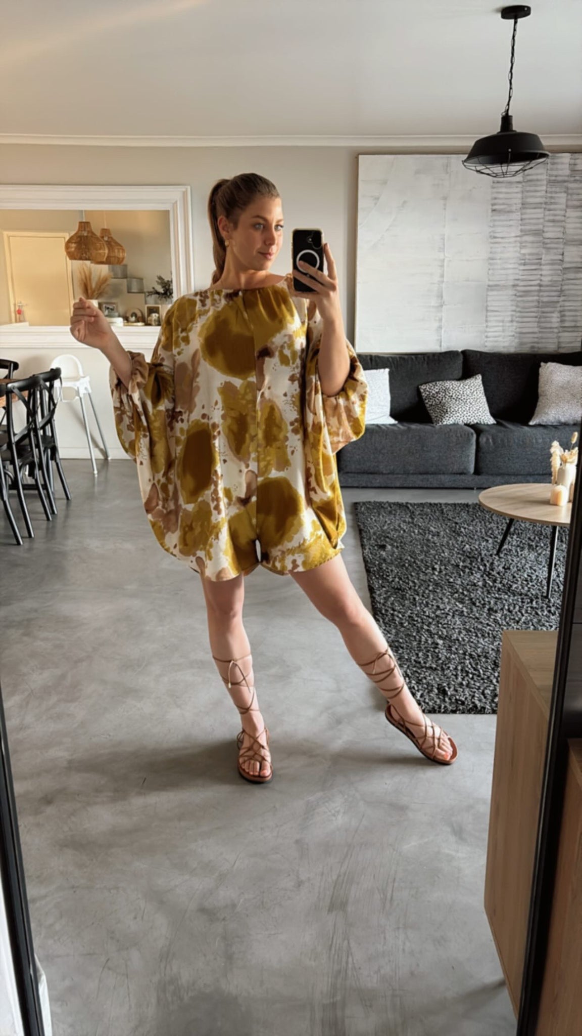 GOLDEN BLOOM PLAYSUIT