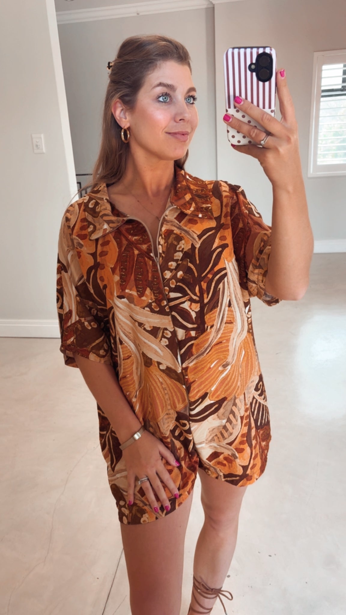 CARAMEL PLAYSUIT