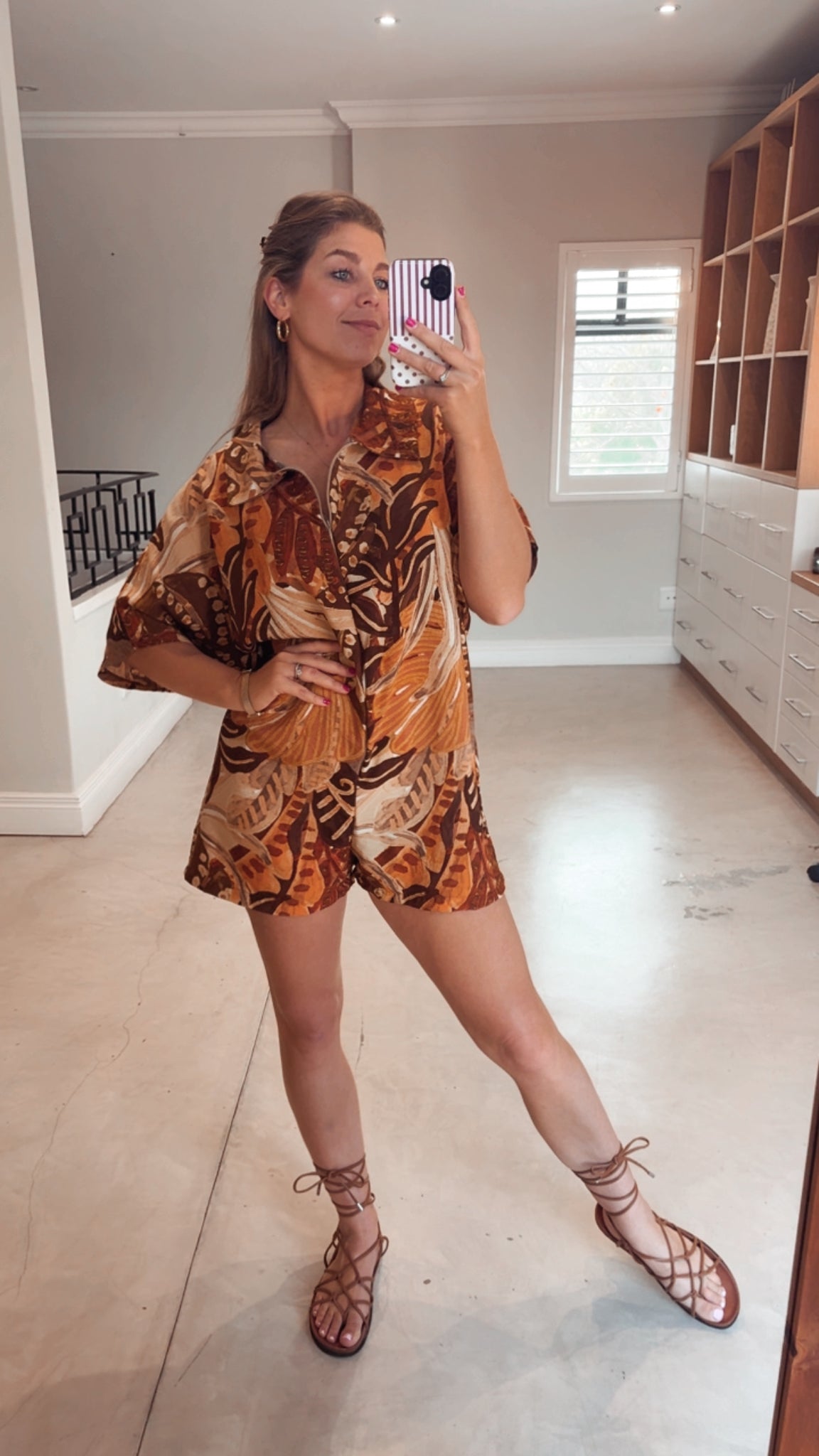 CARAMEL PLAYSUIT