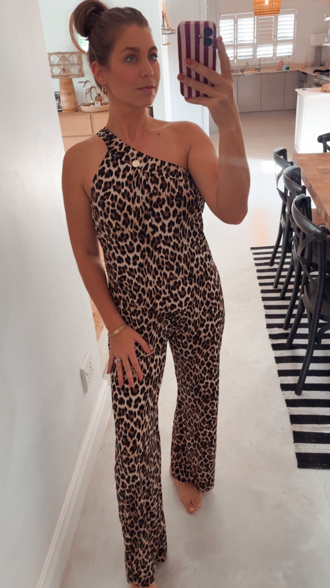 SAHARA LEOPARD PLAYSUIT