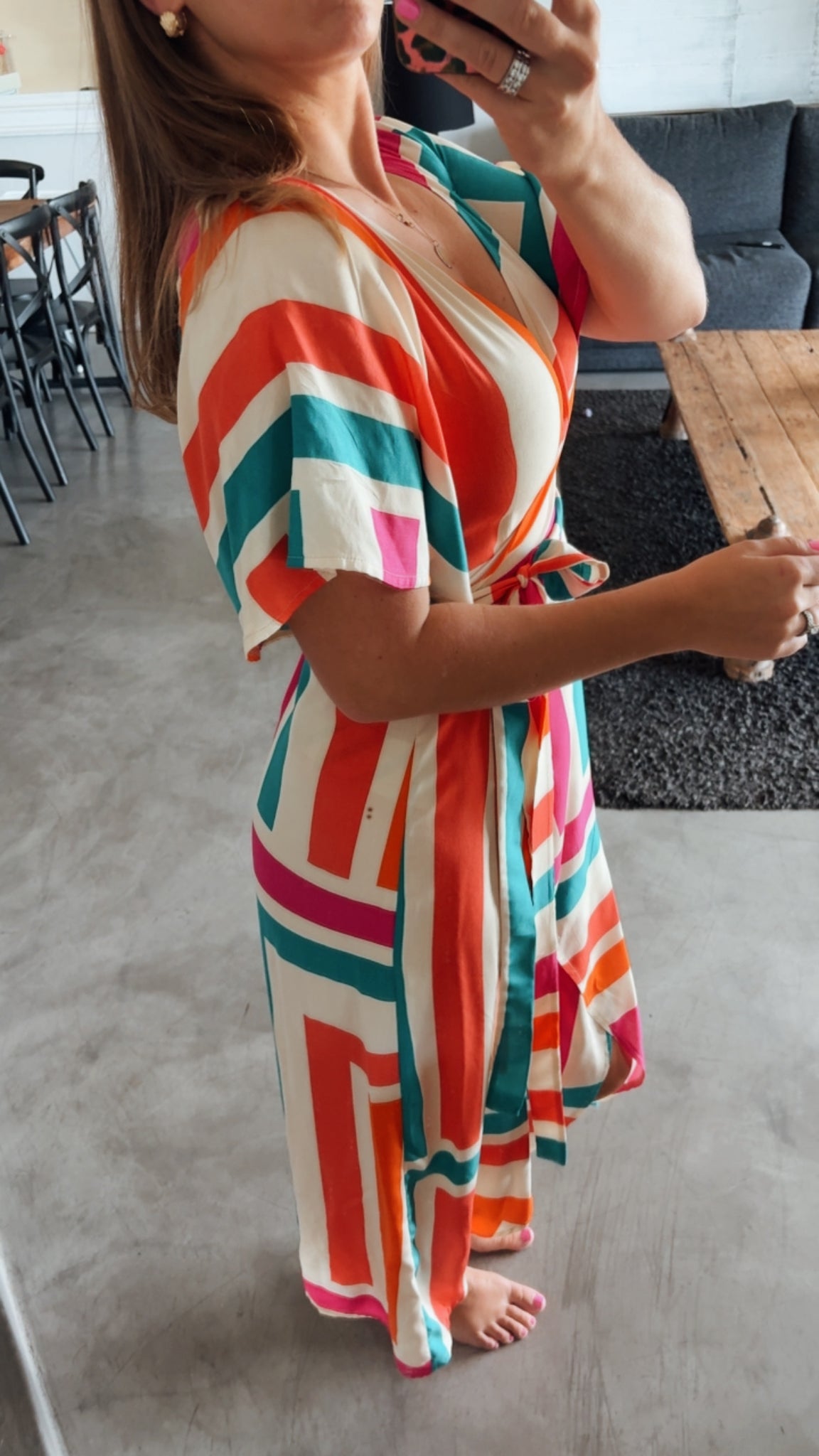 CANDY WRAP DRESS