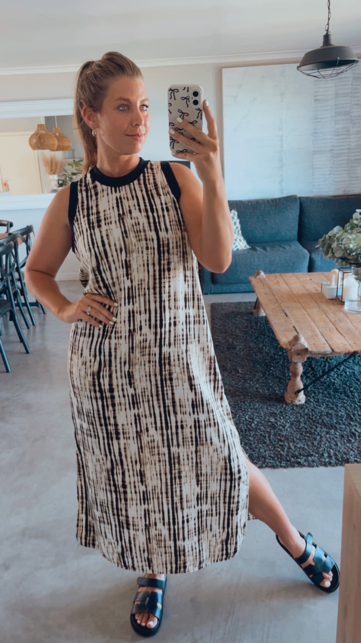 WILD STRIPE COLOURBLOCK DRESS