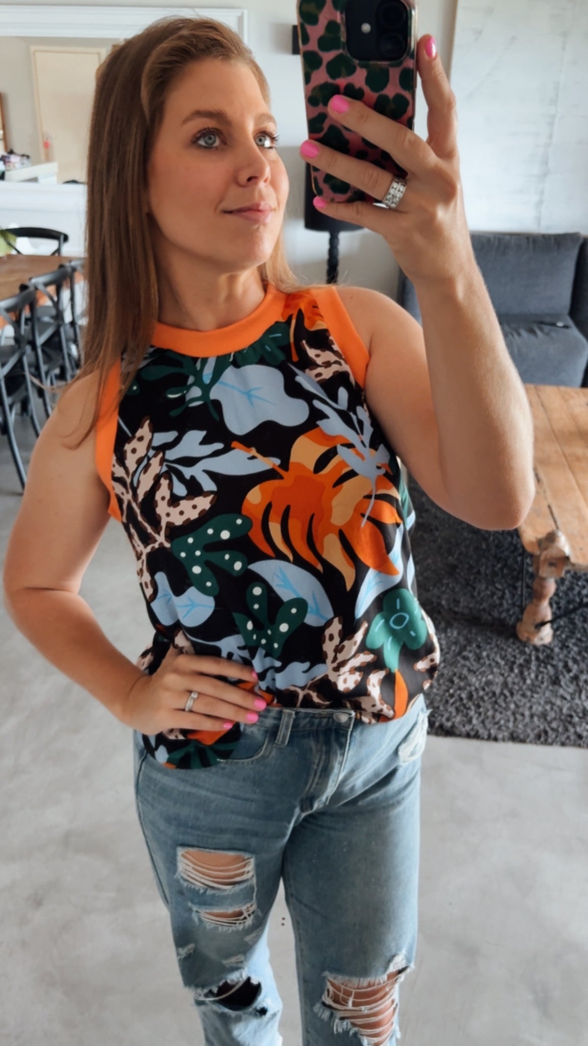 WILD MANDARIN TOP