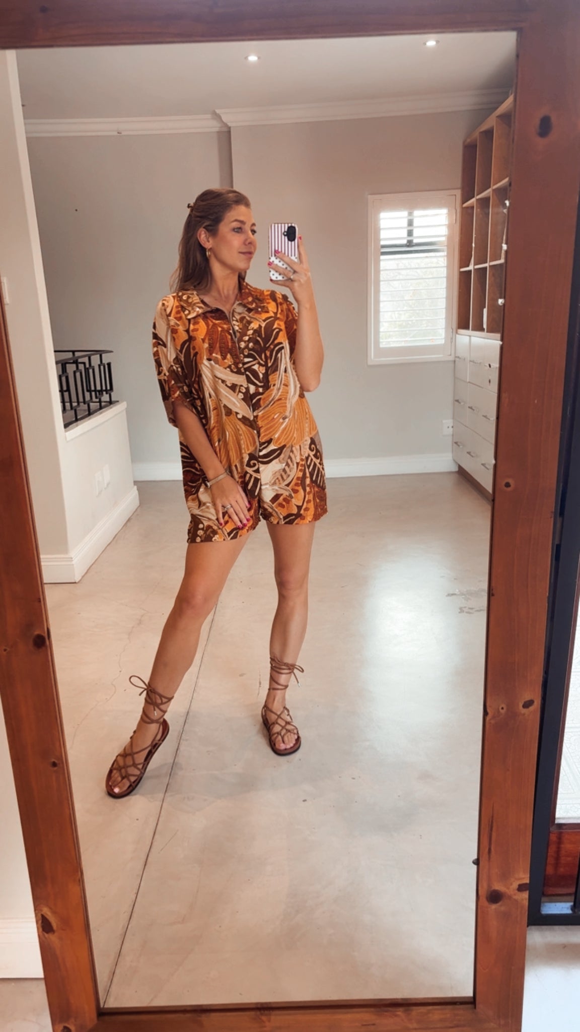 CARAMEL PLAYSUIT