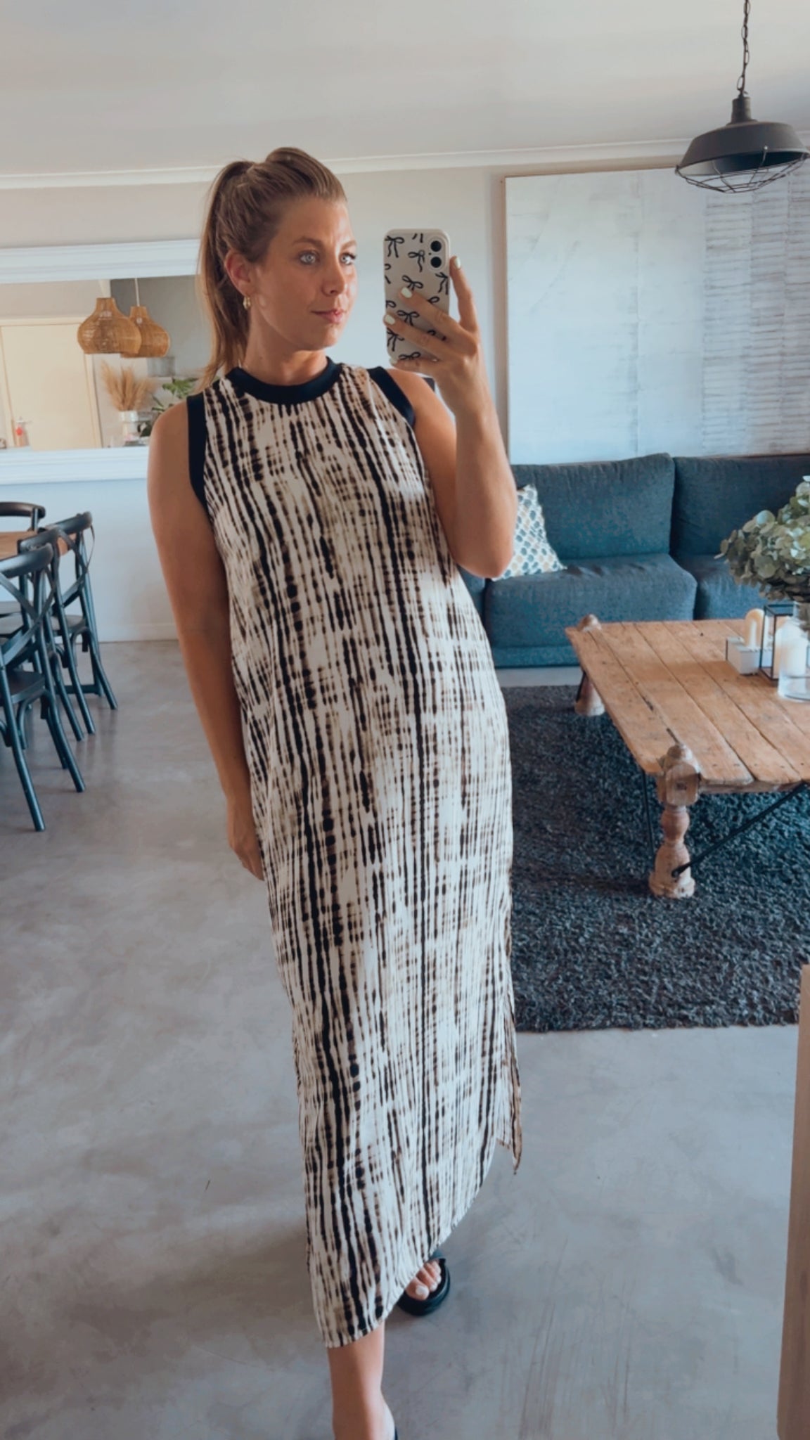 WILD STRIPE COLOURBLOCK DRESS