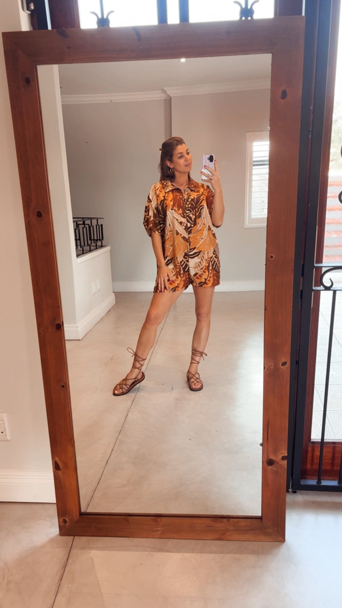 CARAMEL PLAYSUIT