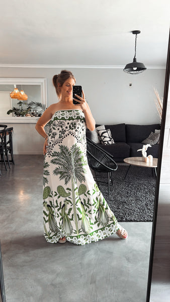 STRAPLESS DRESS