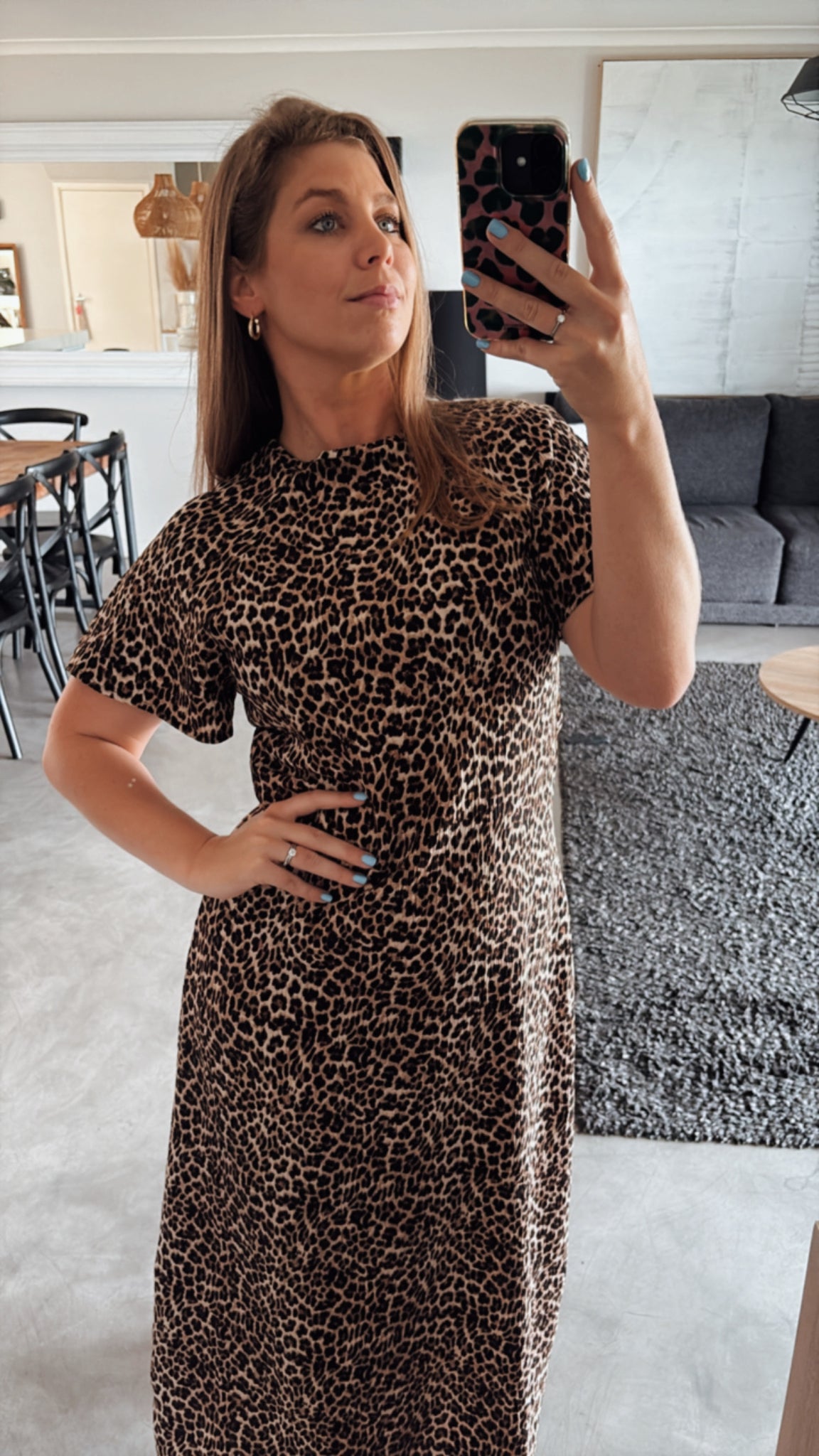 LEOPARD PRINT DRESS