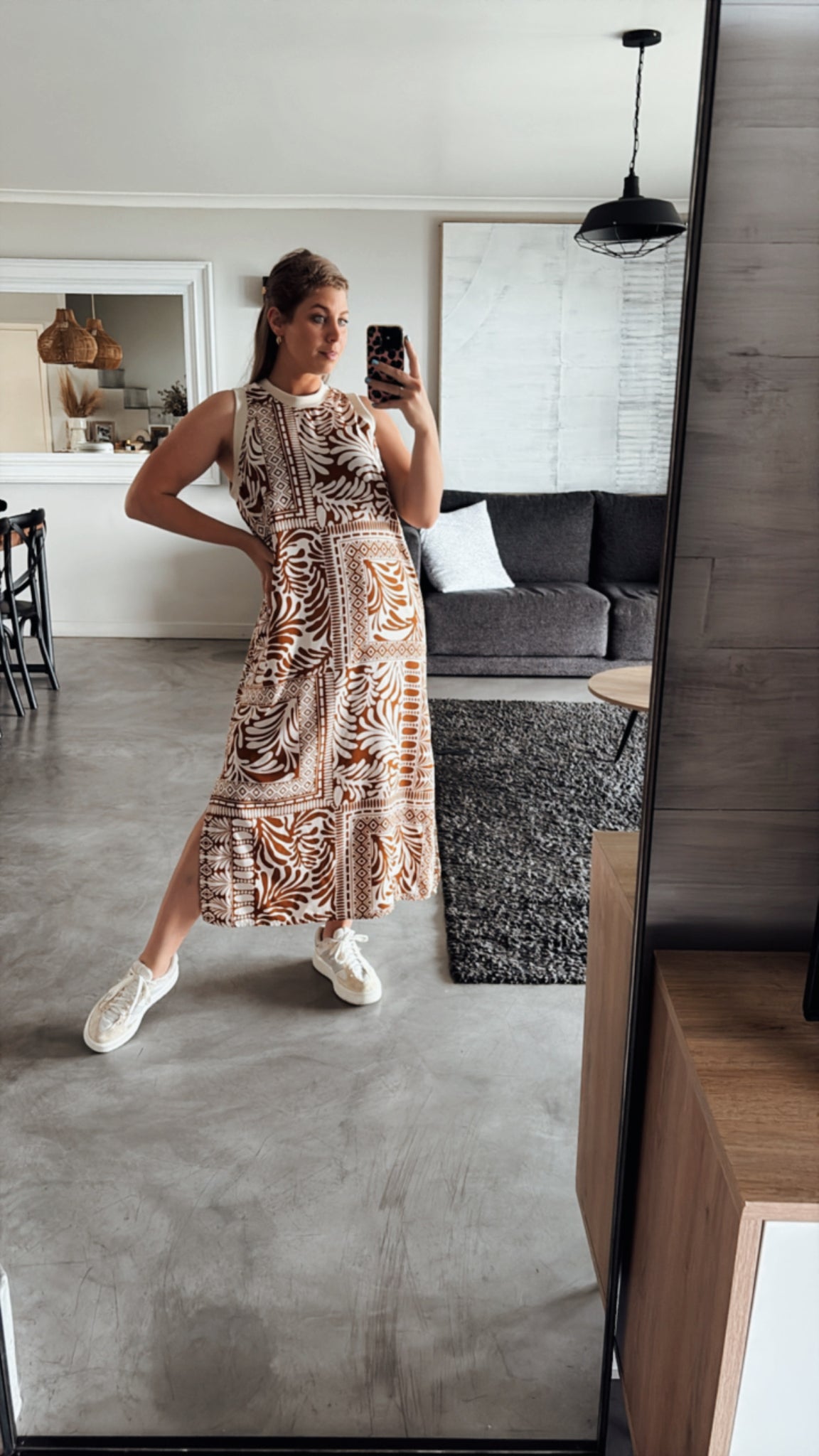 WICKER COLOURBLOCK DRESS