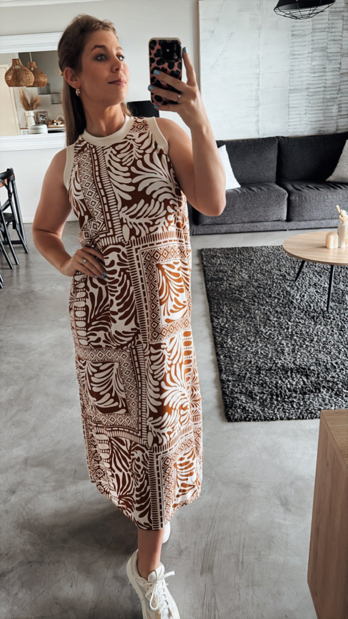 WICKER COLOURBLOCK DRESS