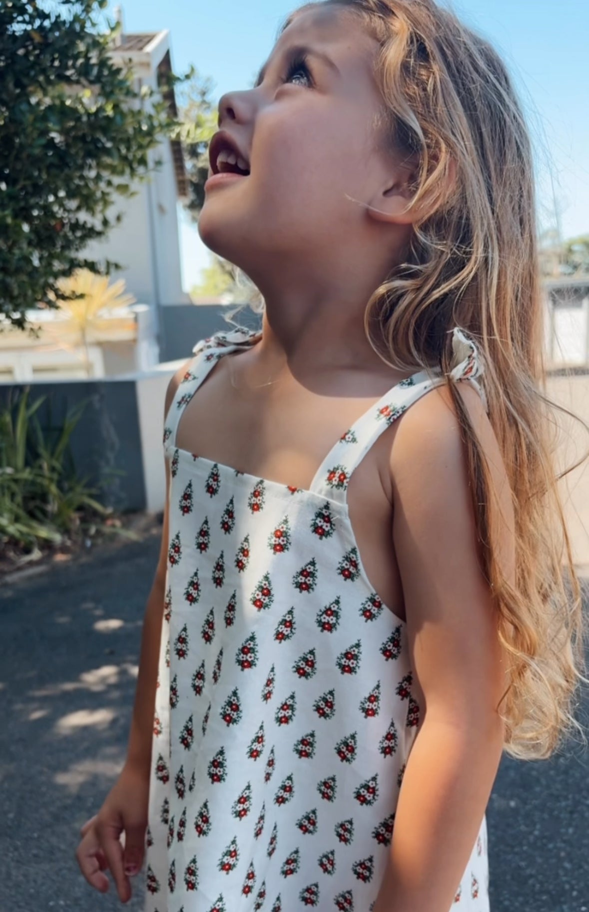 FLOWER CHRISTMAS TREE DRESS