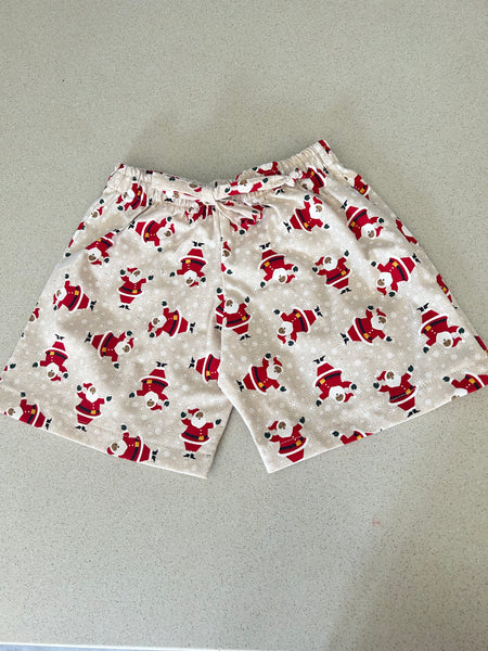 BABY BOY CHRISTMAS SHORTS - SANTAS