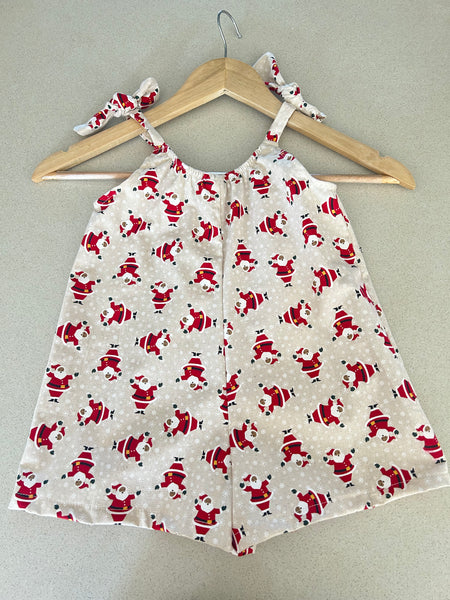 BABY GIRL CHRISTMAS PLAYSUIT - SANTAS