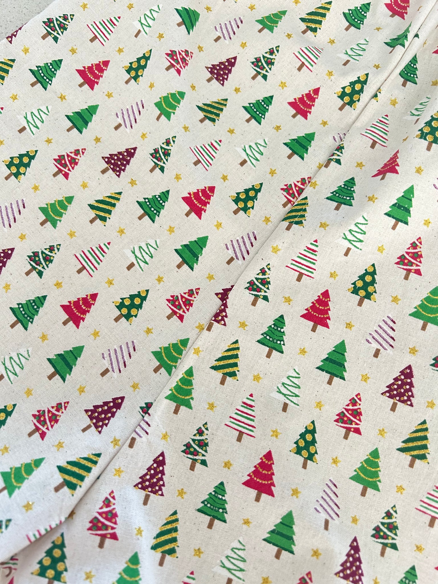BABY GIRL CHRISTMAS PLAYSUIT - CHRISTMAS TREES
