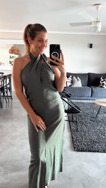 ARMY CROSS COLLAR DRESS